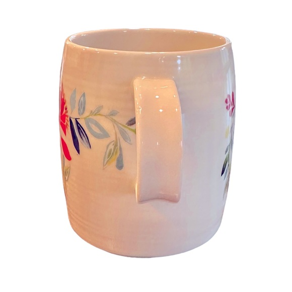 Anthropologie Petal Palette Floral Flowers Monogram S Mug Starla M Halfmann - Picture 3 of 12